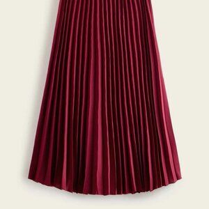 Pleated Midi Skirt